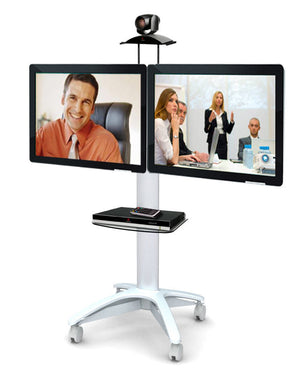 Dual TV Video Conference Cart (DTVC01)