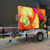 4㎡ Energy saving led screen solar trailer for 24/7 Operation