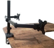 RIFE EC2 heavy-duty dual monitor arm, product view 1