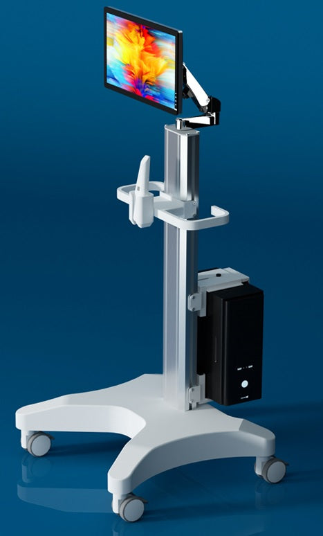 RIFE OC-1 Dental Computer Cart with Scanner Holder