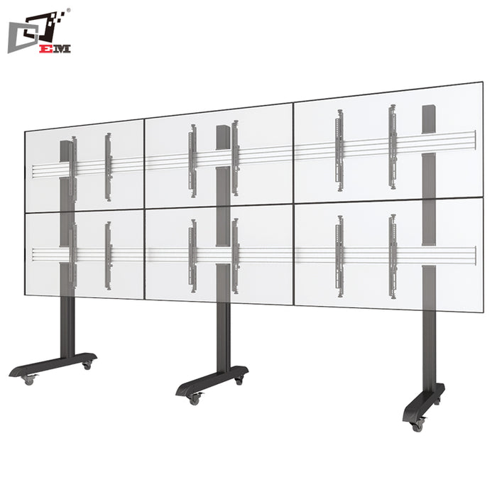 RIFE VS-F6 Mobile 6-Screen Video Wall Stand