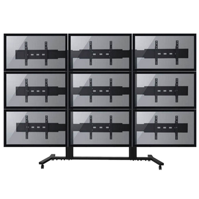 RIFE VS-F9 Mobile 9-Screen Video Wall Stand (3x3)