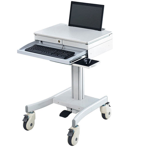 RIFE HSC-D Patient Care Laptop Cart with Storage