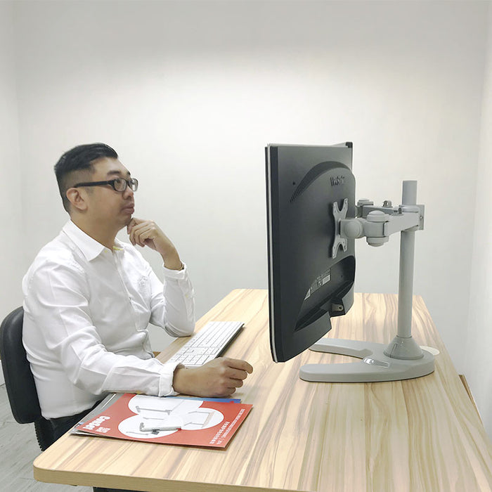 RIFE 2MSFHS Dual Monitor Stand for Desk – Freestanding, Horizontal