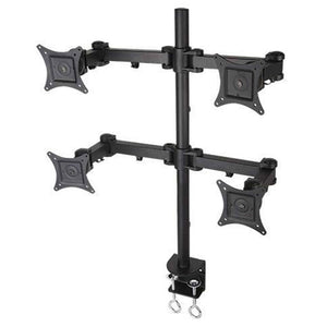 Four Monitor Stand - Freestanding, 5 Years Warranty (4MSFB 2.0)