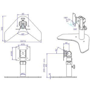 LCD DESKTOP STAND (6410B)