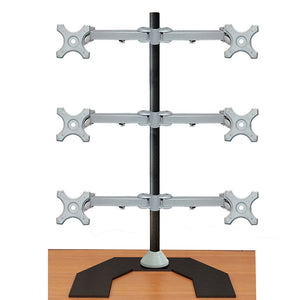 Six Monitor Stand - Freestanding - Vertical, 5 Years Warranty (6MS-FV)