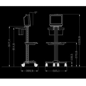 PATIENT MONITOR CART (MC-P)