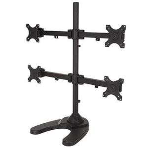 Four Monitor Stand - Freestanding, 5 Years Warranty (4MSFB 2.0)