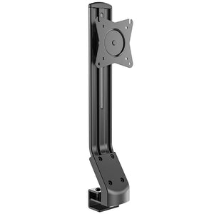 Single Monitor Mount for 15-27" Computer Screens, Height/Angle Adjustable Single Desk Mount Stand, Holds up to 17.6lbs, with C-Clamp Base, 5 Years Warranty - Black (1MSCT1)