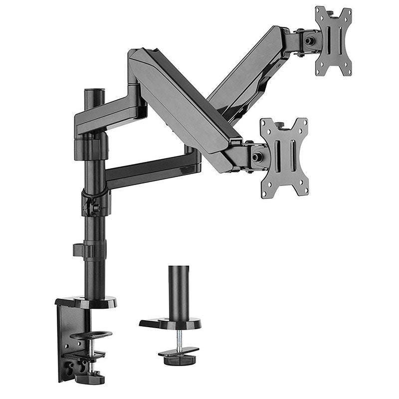 RIFE 2MSGB dual gas-spring monitor arm