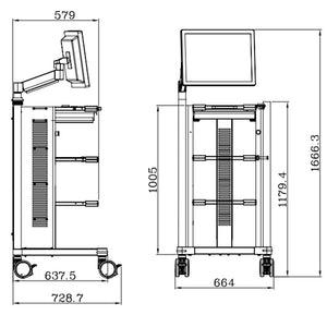 ENDOSCOPIC SYSTEM CART HS-NB2