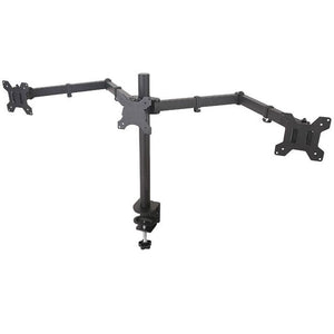 Triple Arm Desk Mount LCD LED Computer Monitor Bracket Stand 13"-24", 5 Years Warranty (EC003)