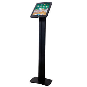 Heavy Duty Kiosk Mount Standing Tablet Holder, Anti Theft, Anti Tamper, Lockable Enclosure for iPad Pro 12.9