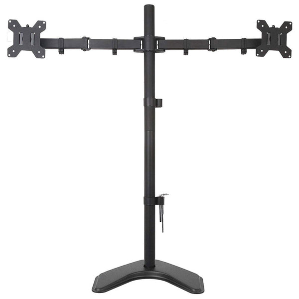 RIFE EF2L Extra-tall Dual Monitor Stand – Clamp, Extra Tall