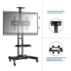 LCD TV Trolley for Commercial Use & home both, 5 Years Warranty (H04)