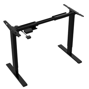 Electric Stand Up Desk Frame, Single Motor 2-Stage Height Adjustable Electric Standing Desk for Home & Office Table, Height Adjustable Desk, 3 Years Warranty (Frame Only) (RT114)