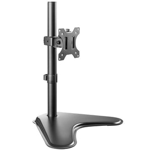 Single Monitor Mount for 13-32 Inch Computer Screens, Improved LCD/LED Monitor Riser, Height/Angle Adjustable Single Desk Mount Stand, Holds up to 17.6lbs, 5 Years Warranty (EF001)