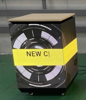 Three sided LED display Countertop