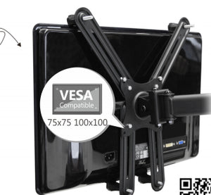 VIVO White Steel VESA Bracket 75x75 and 100x100 Mounting for Computer  Monitors