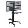 Four Computer Mobile Cart (MCT09-d)- 1
