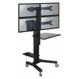 Four Computer Mobile Cart (MCT09-d)- 1