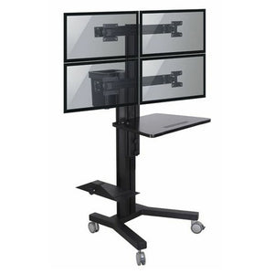 Four Computer Mobile Cart (MCT09-d)  - 1