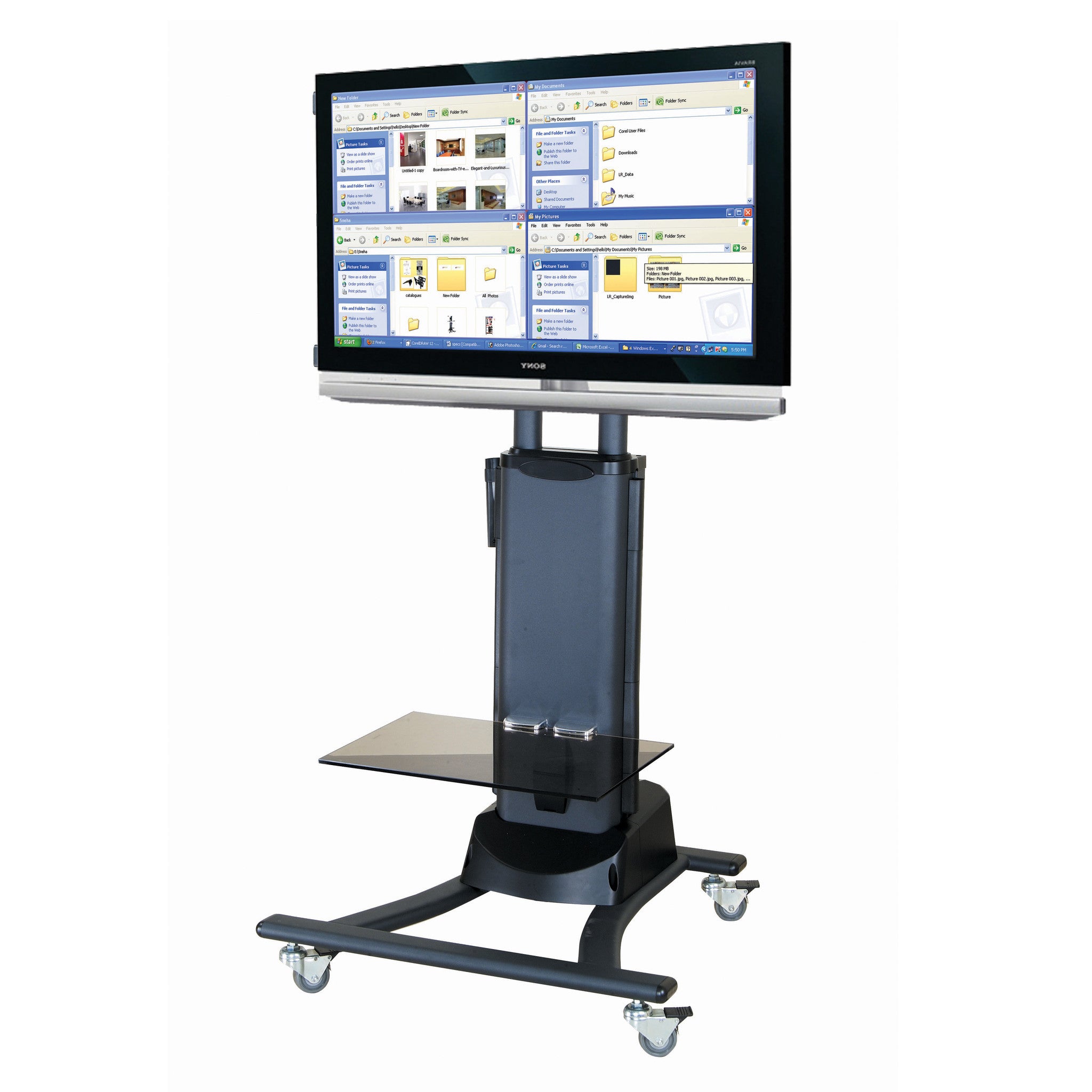 Motorised Tv Trolley cum Cart- 1