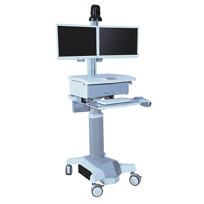 RIFE MC-T Dual-Screen Telemedicine Cart with HD Camera